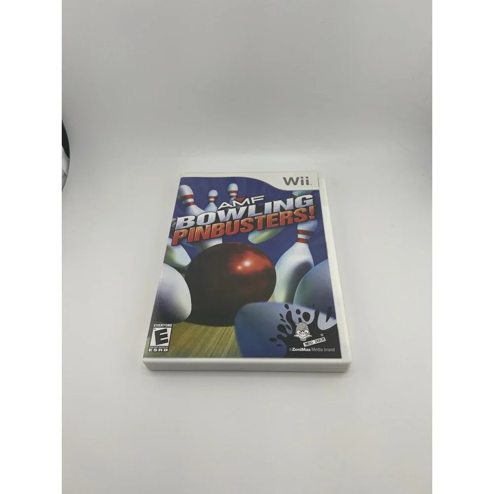 AMF Bowling Pinbusters Nintendo Wii Game Complete CIB 2007 RVL-P-RMFE